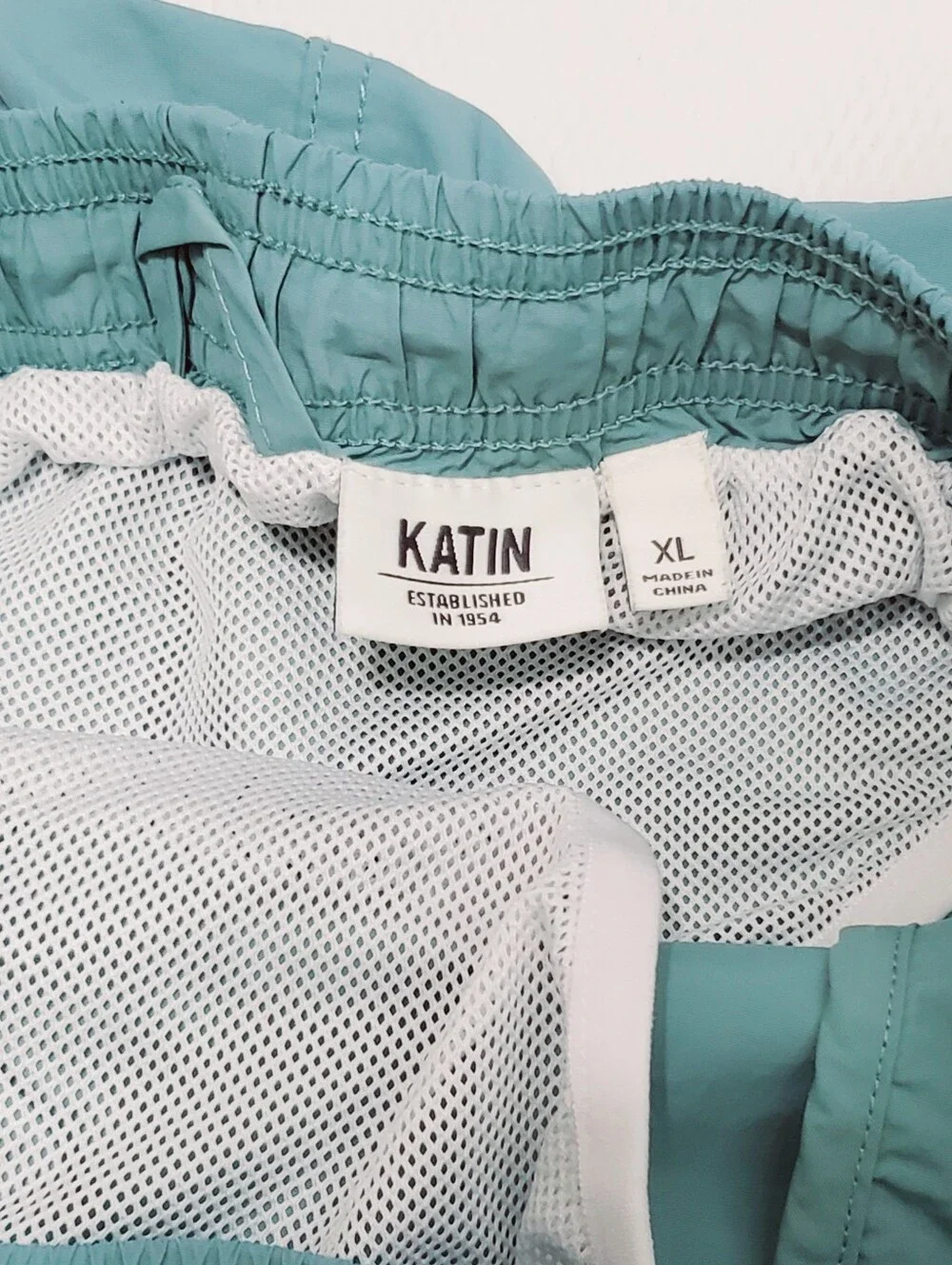 Katin Poolside Volley Shorts Swim Board Shorts Teal Mens XL